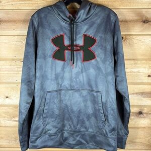 Under Armour Gray Hoodie with Red Logo
